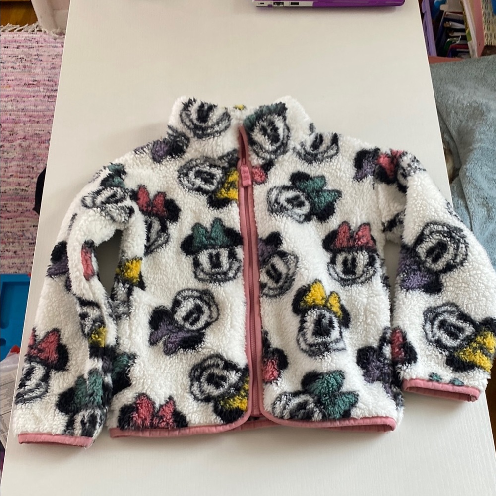 Disney Minnie Miuse Cozy Fleece with Pink and Black Accents